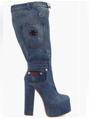 Women's Slate Blue Suede Ankle Bootie